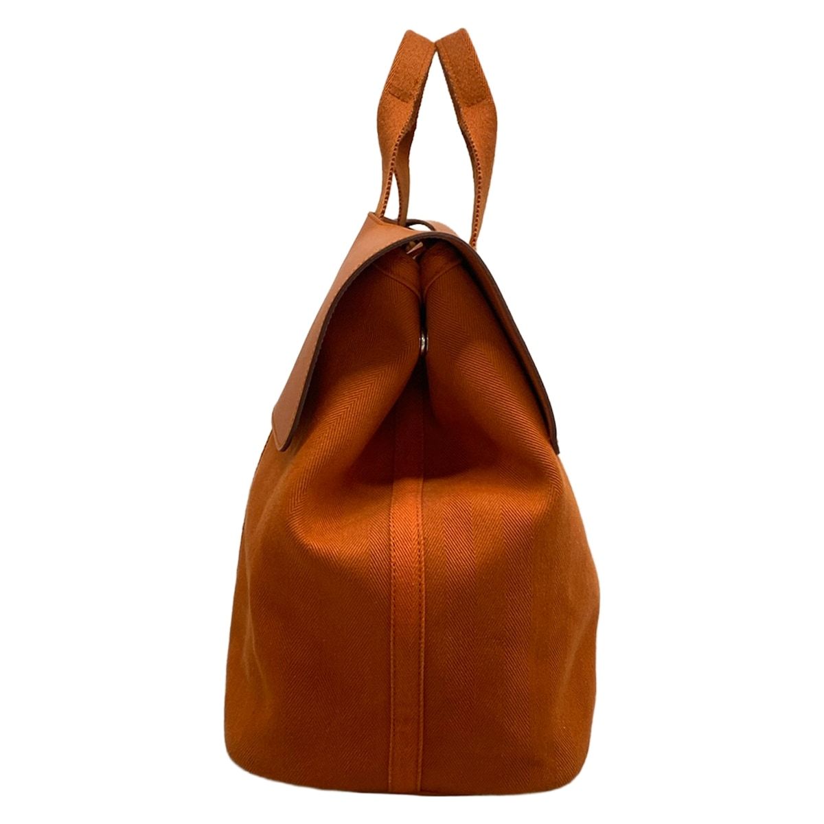 Hermes Handbag Valparaiso MM Orange Leather — view 4
