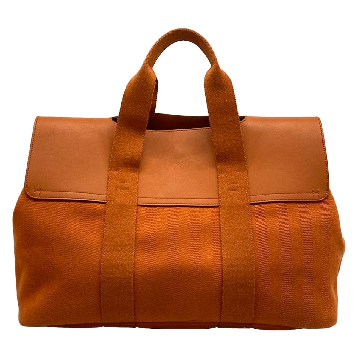 Hermes Handbag Valparaiso MM Orange Leather — view 3
