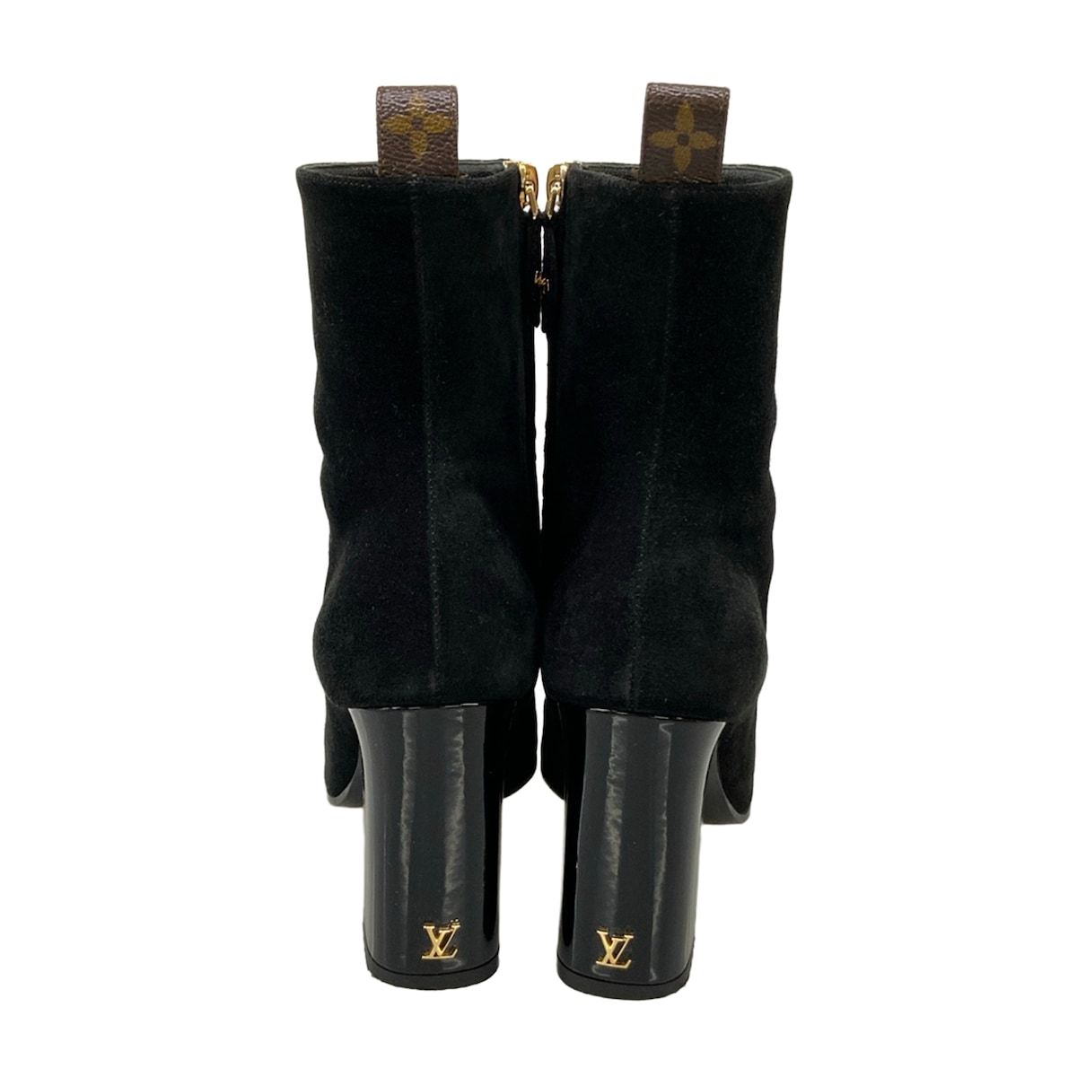 Louis Vuitton Short Boots Gabi Black Leather — view 6