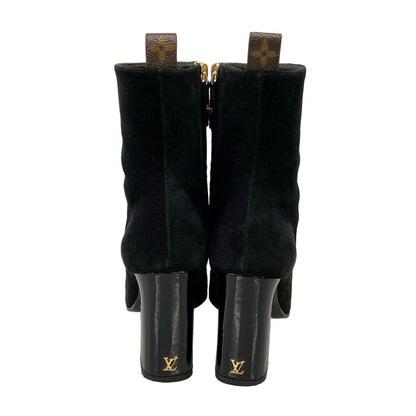 Louis Vuitton Short Boots Gabi Black Leather — view 6