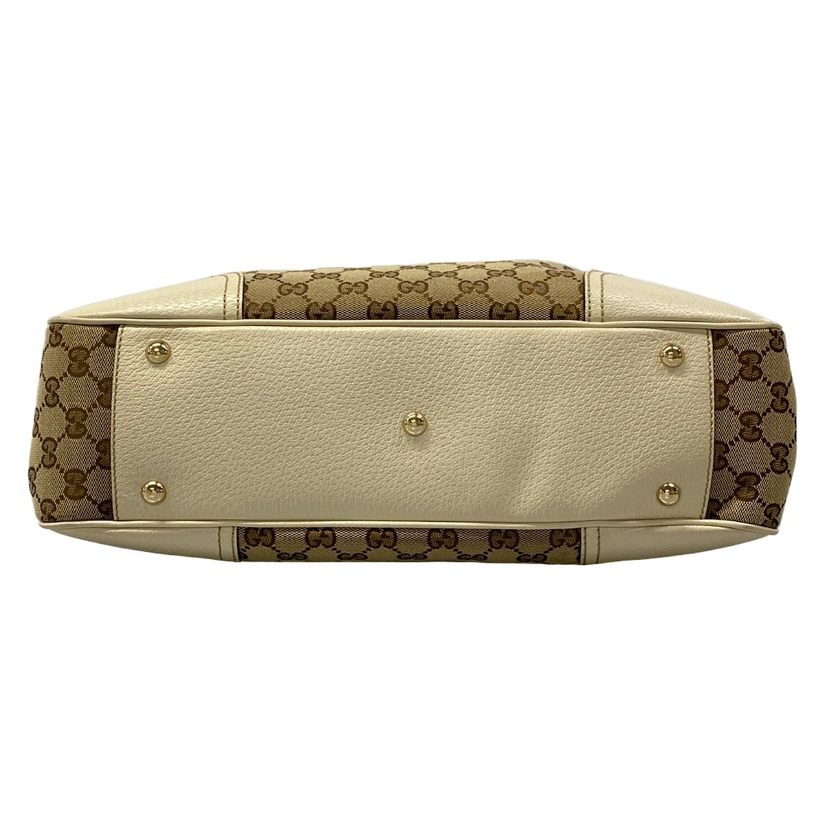Gucci Tote Bag Princy Ivory Brown Dark Leather — view 5