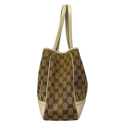 Gucci Tote Bag Princy Ivory Brown Dark Leather — view 2