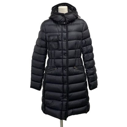 Moncler Down Coat M Hermine Black Long Sleeve Winter 2