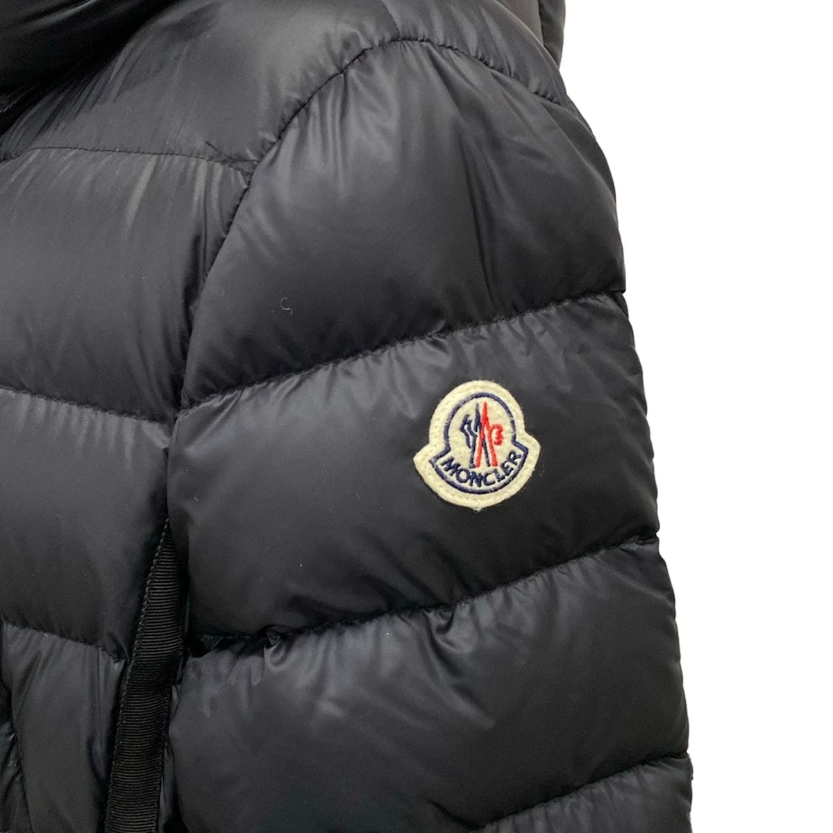 Moncler Down Coat M Hermine Black Long Sleeve Winter 2 — view 8