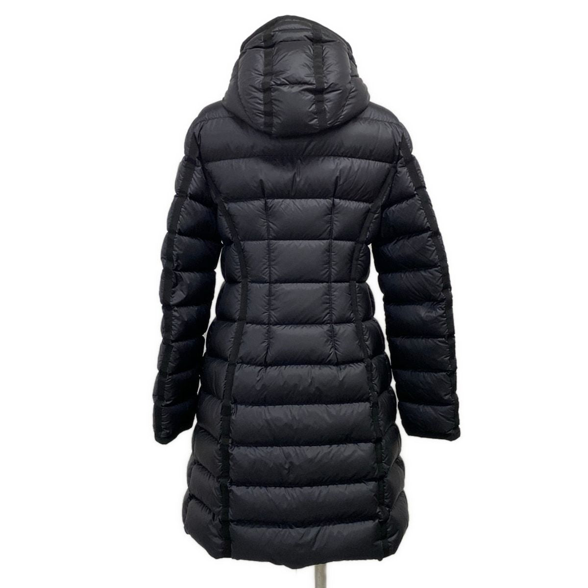 Moncler Down Coat M Hermine Black Long Sleeve Winter 2 — view 2