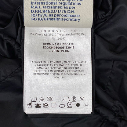 Moncler Down Coat M Hermine Black Long Sleeve Winter 2 — view 4