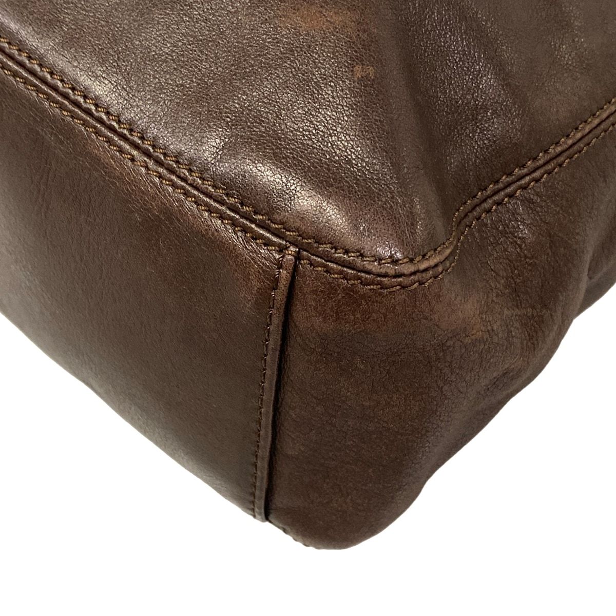 Chanel Shoulder Bag Dark Brown Tassel Lambskin — view 6