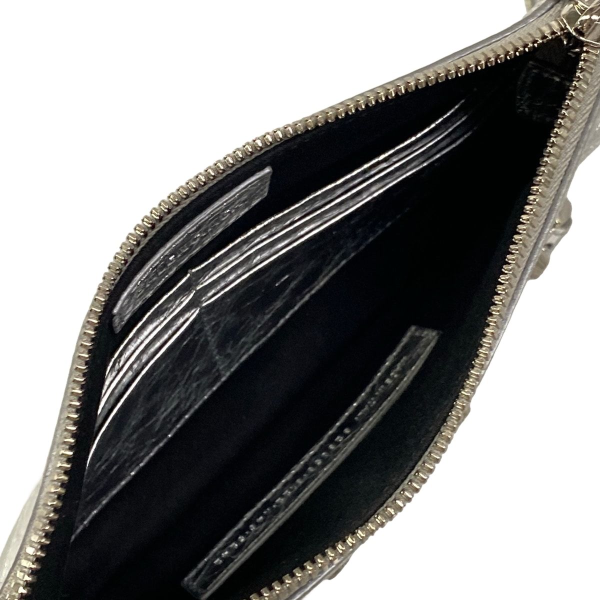 Balenciaga Shoulder Bag Silver Leather — view 7