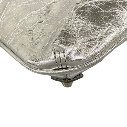 Balenciaga Shoulder Bag Silver Leather — view 6