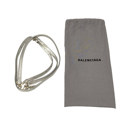 Balenciaga Shoulder Bag Silver Leather — view 8