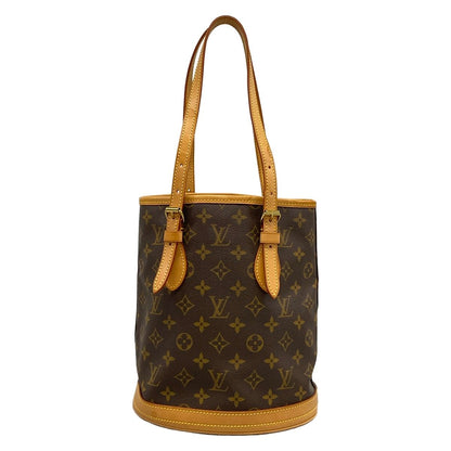Louis Vuitton Shoulder Bag Monogram Petit Bucket