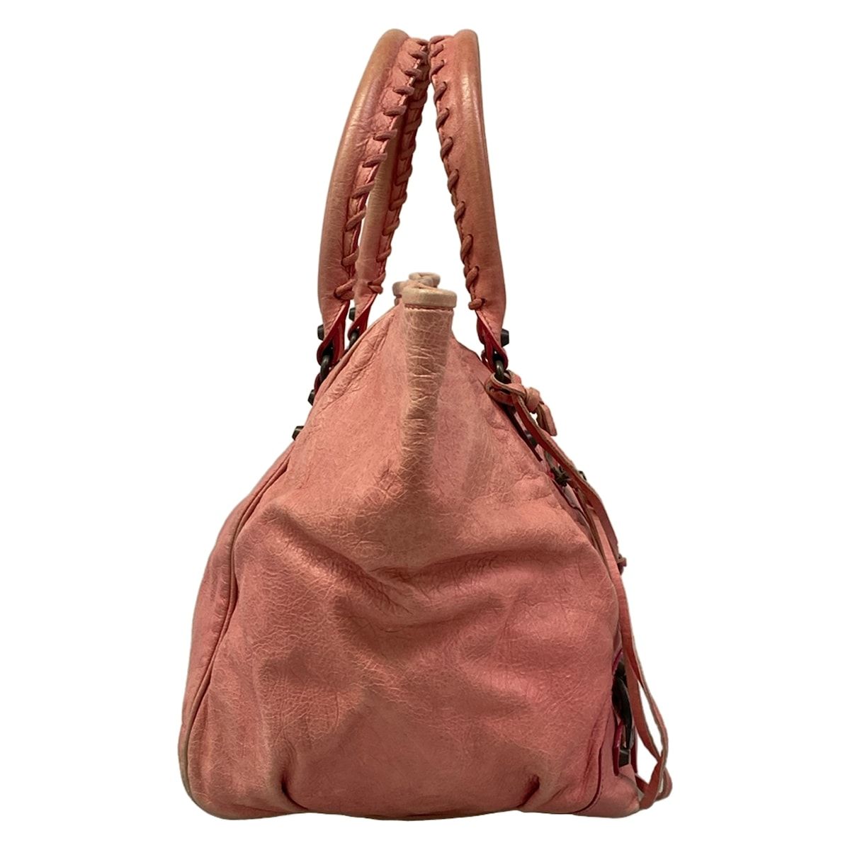 Balenciaga Tote Bag the Sunday Small Pink Leather — view 2