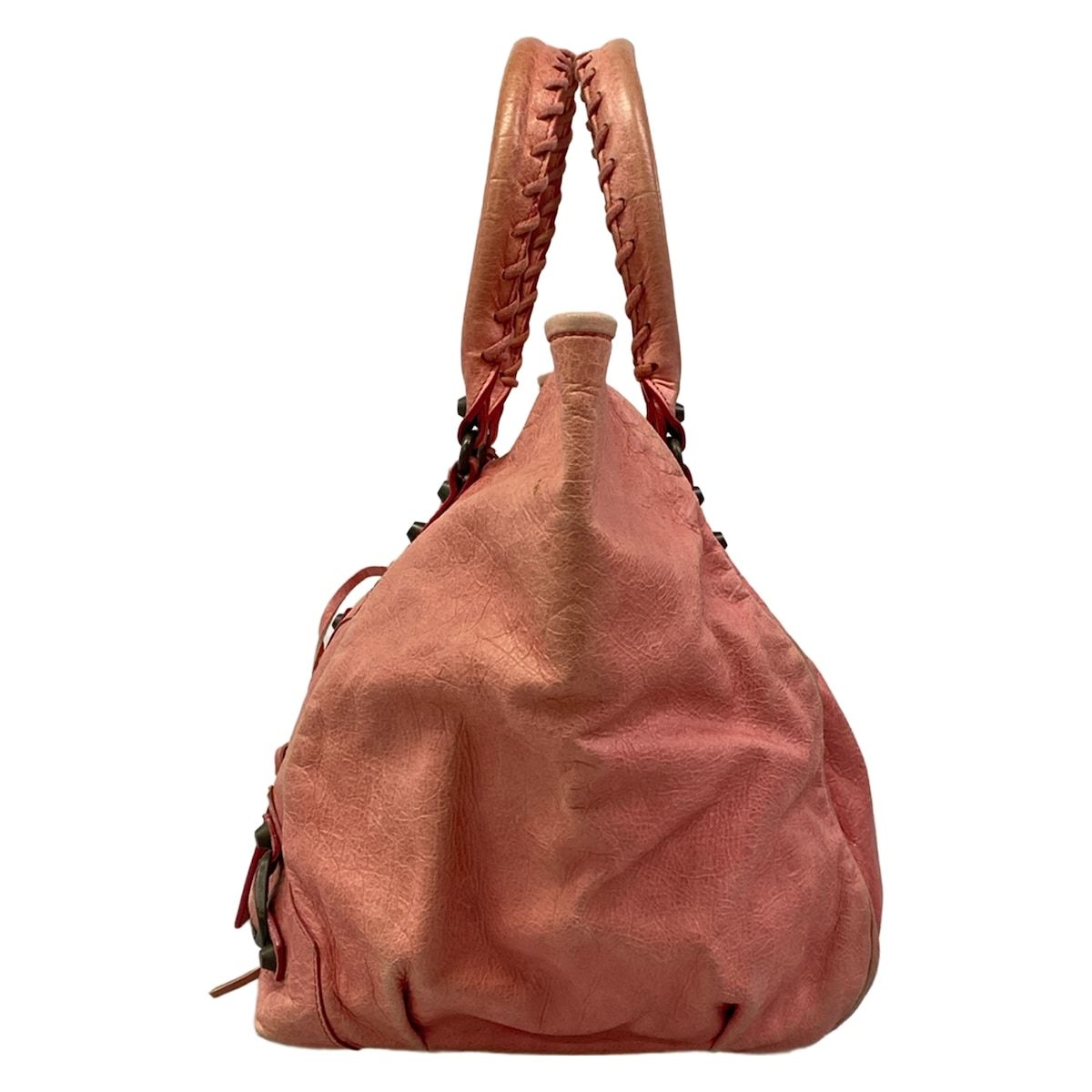 Balenciaga Tote Bag the Sunday Small Pink Leather — view 4