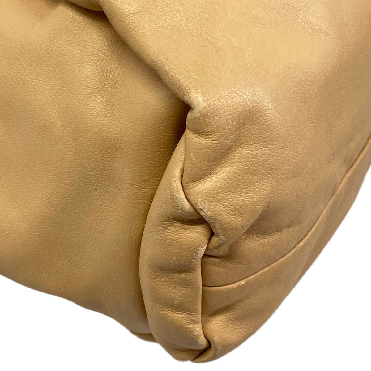Bottega Veneta Handbag the Pouch Beige Leather — view 6