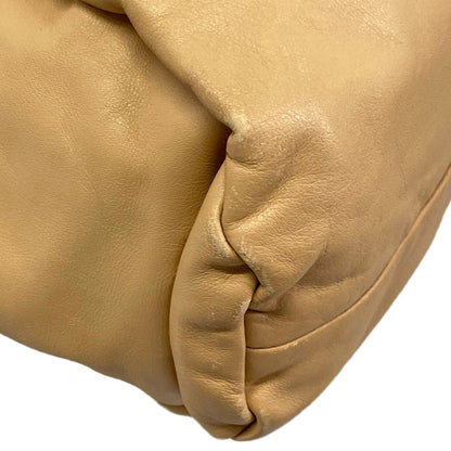 Bottega Veneta Handbag the Pouch Beige Leather — view 6