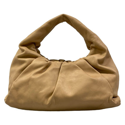 Bottega Veneta Handbag the Pouch Beige Leather