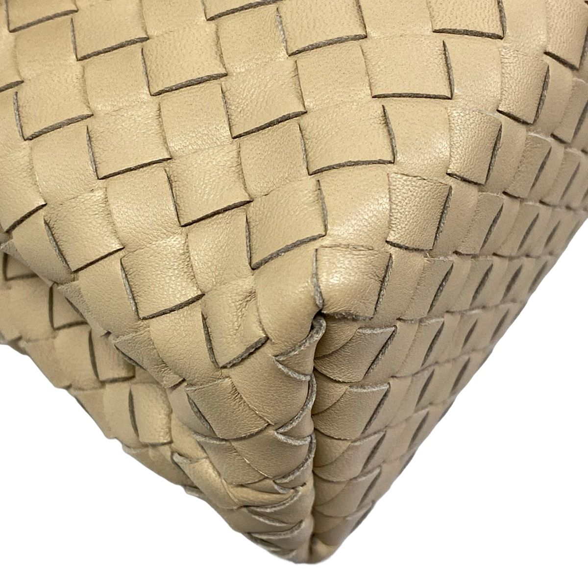 Bottega Veneta Shoulder Bag Small Olympia Beige Chain Leather — view 6