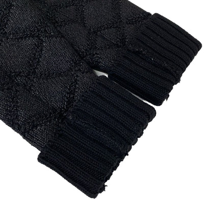 Chanel Jacket S Black Knit Ribbon Fall Winter Wool 34 — view 6