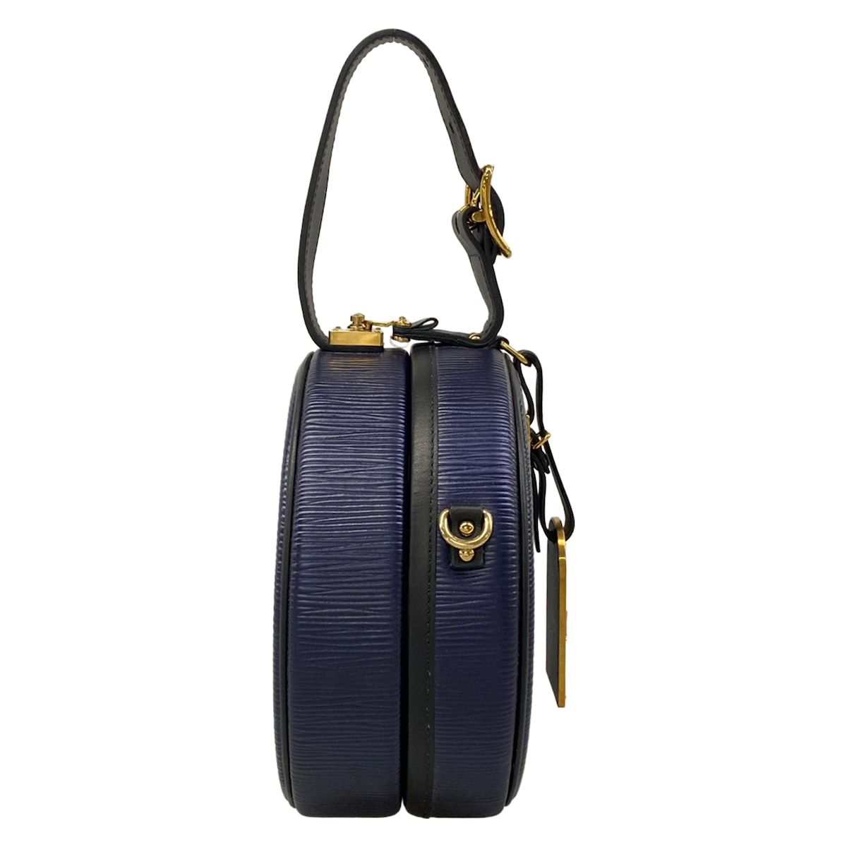 Louis Vuitton Handbag Epi Petite Boite Chapeau Deep Purple Leather — view 2