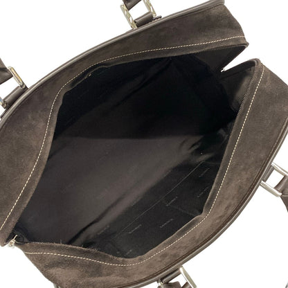 Loewe Handbag Amazona 36 Dark Brown Leather — view 7