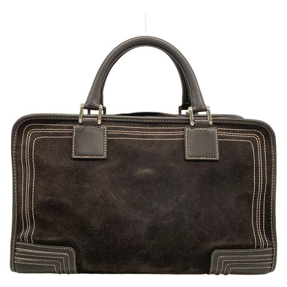 Loewe Handbag Amazona 36 Dark Brown Leather — view 3