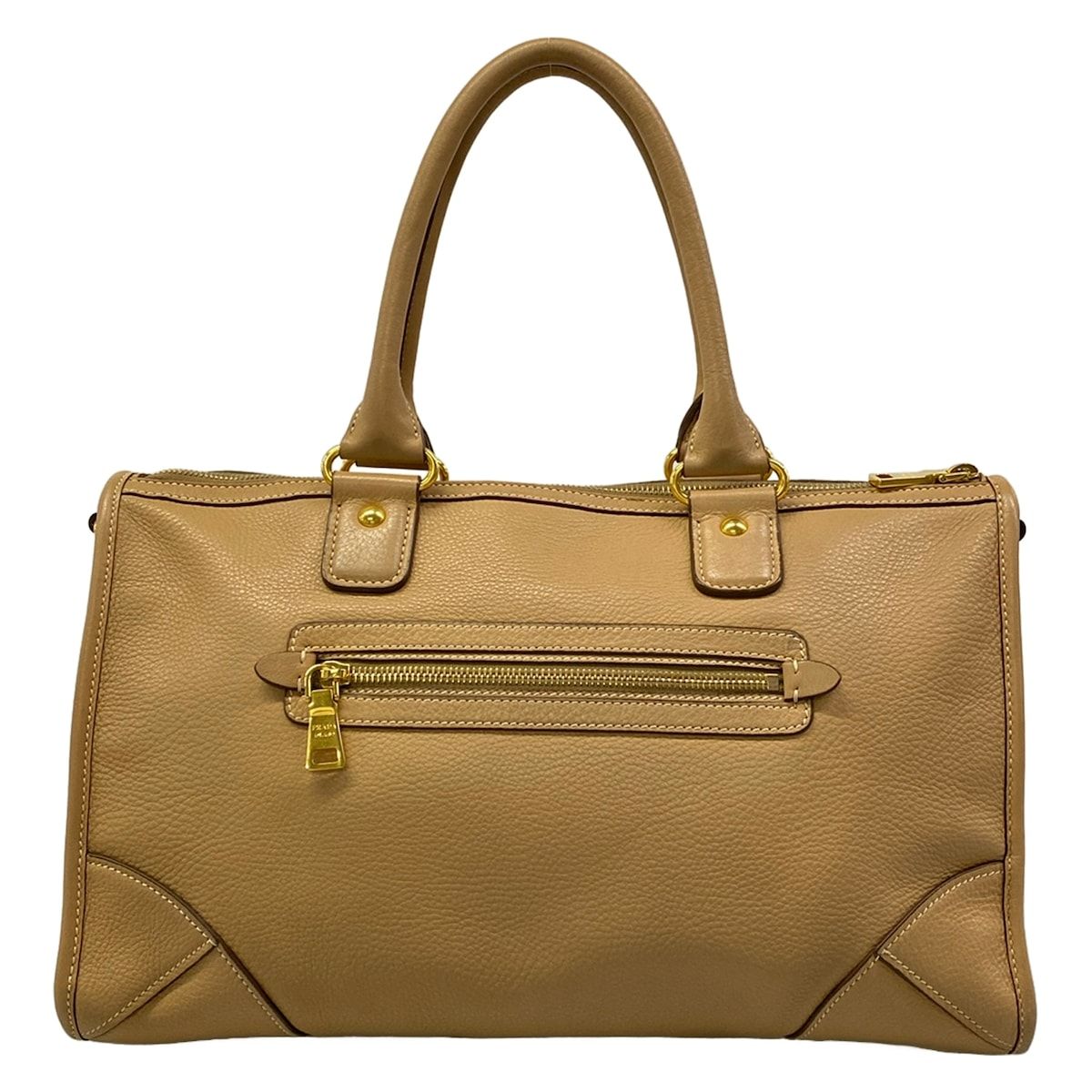 Prada Handbag Light Brown Leather — view 3