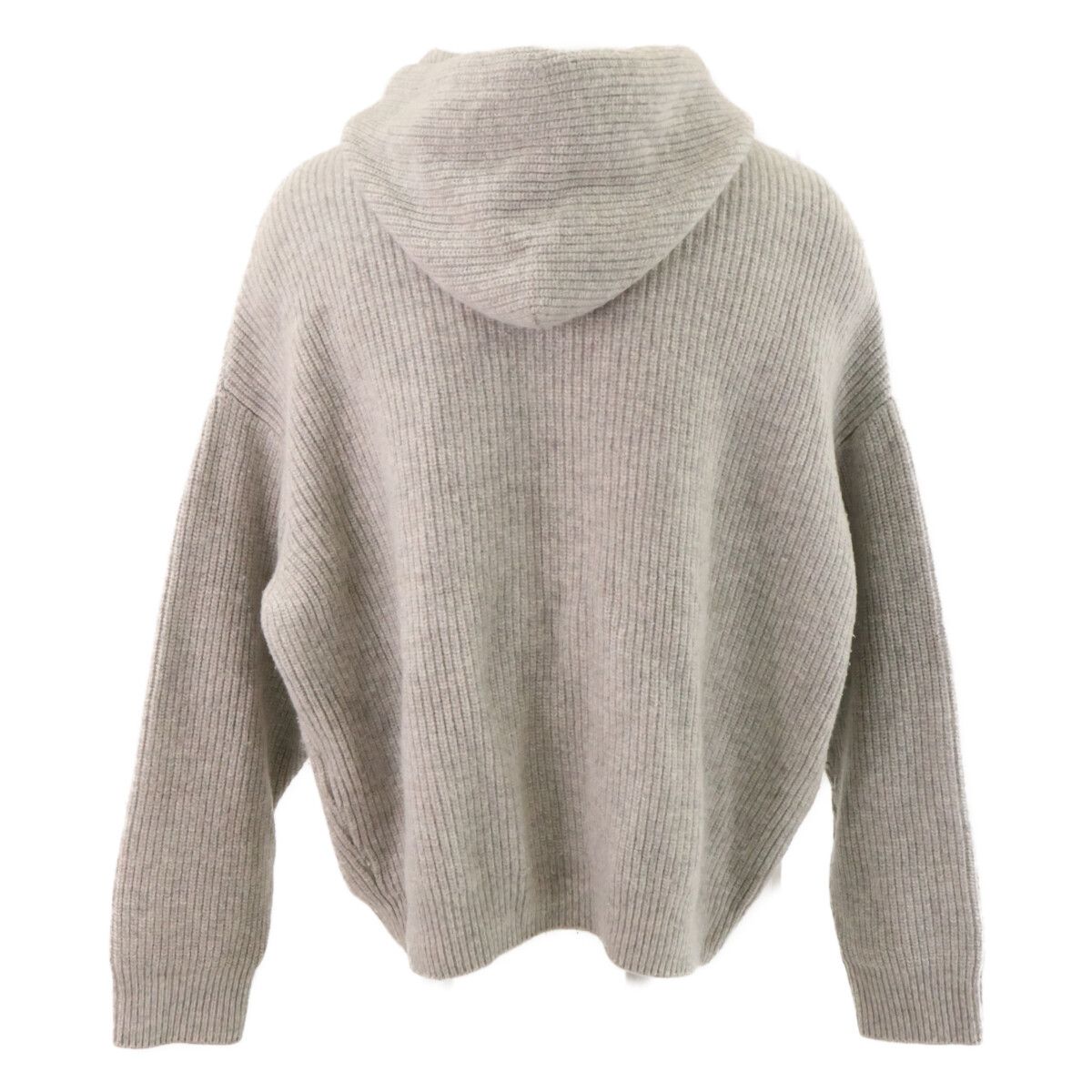 Celine Hedi Slimane Era Wool Logo Pullover Knit Hoodie — view 3