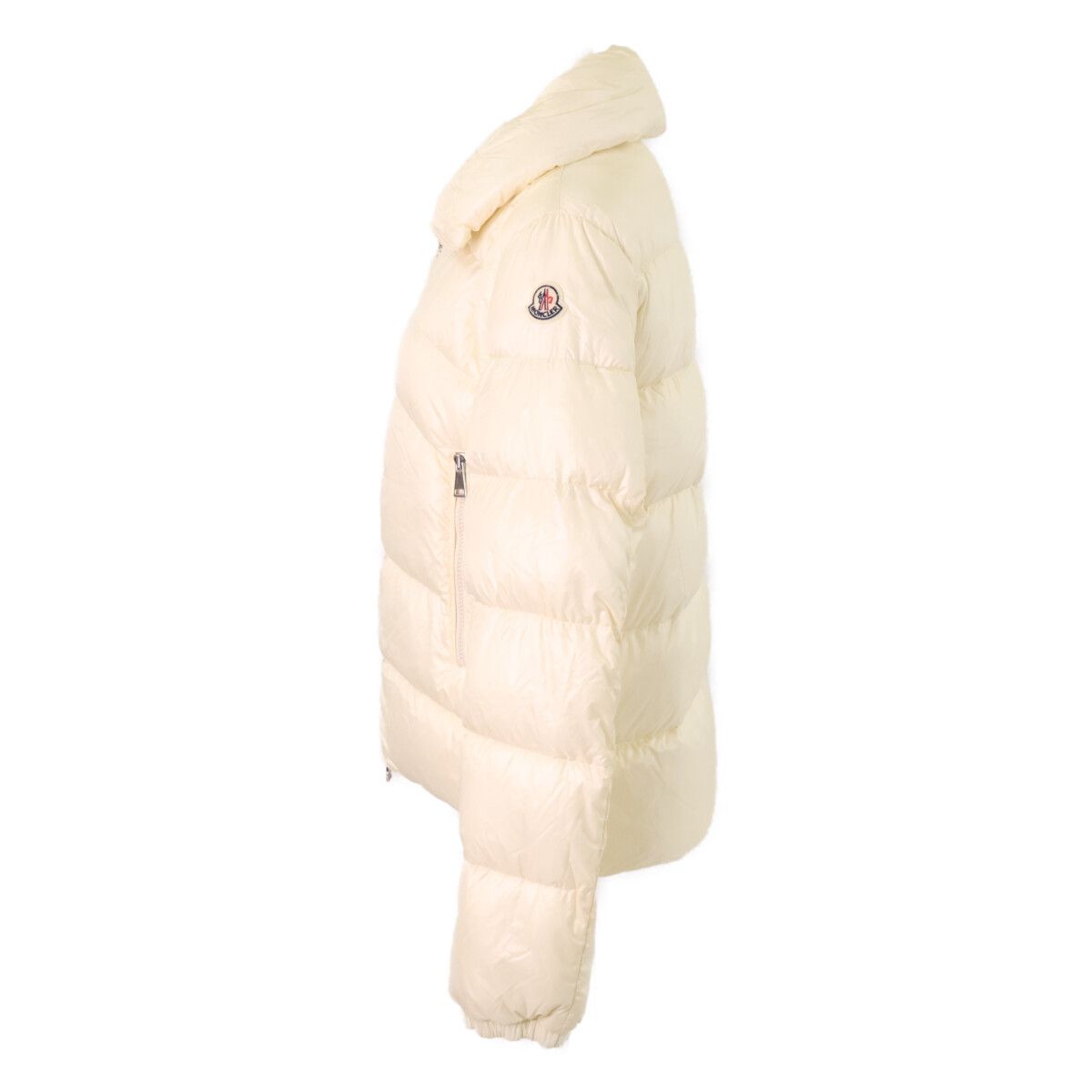 Moncler Aubert Stand Collar Short Down Jacket — view 3