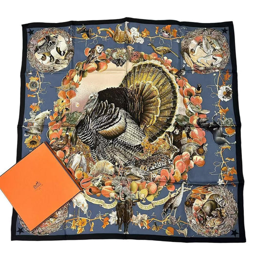 Hermes Silk Scarf Carre 90