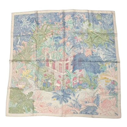 Hermes Scarf Carre 90 Silk Faubourg Tropical Multicolor — view 2