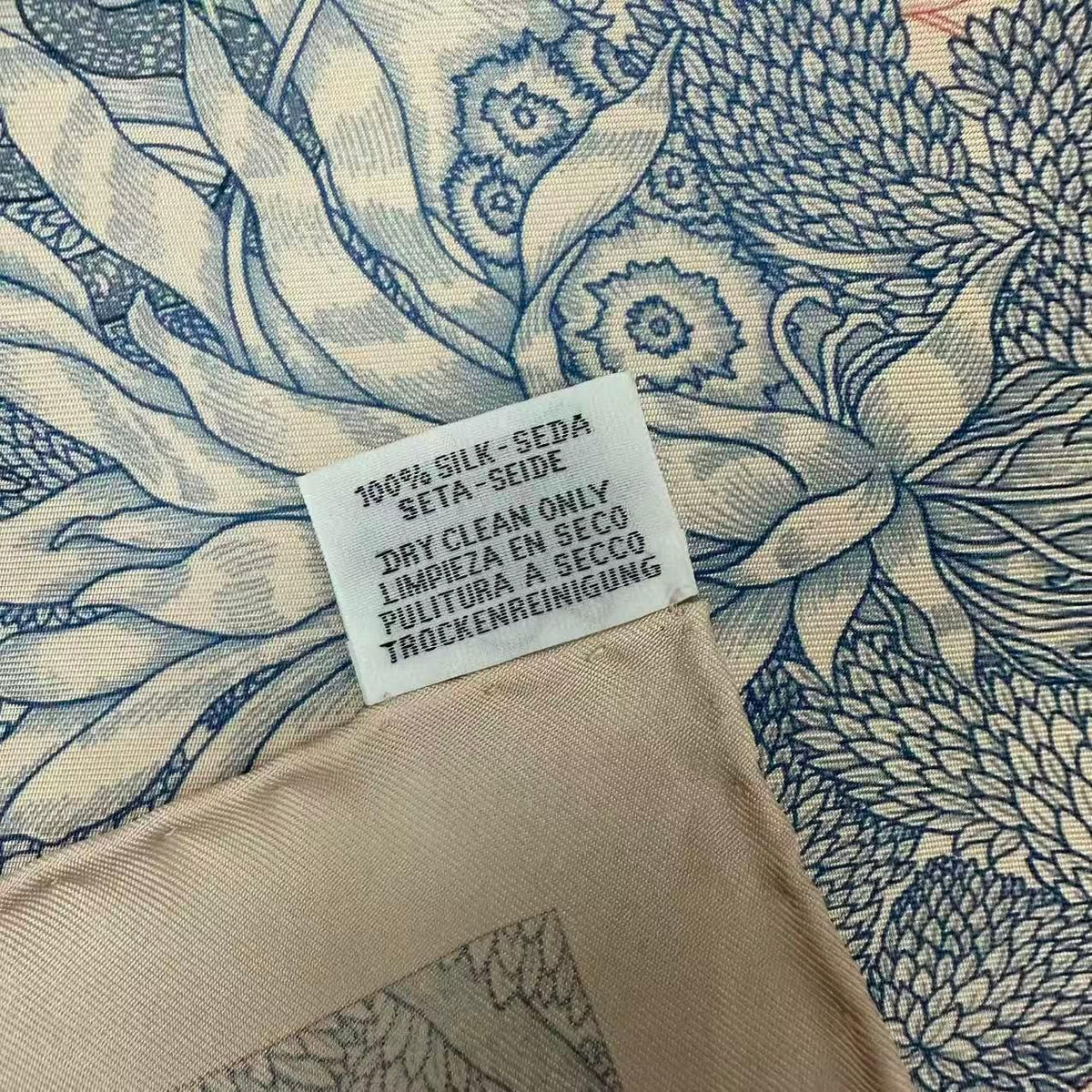 Hermes Scarf Carre 90 Silk Faubourg Tropical Multicolor — view 7
