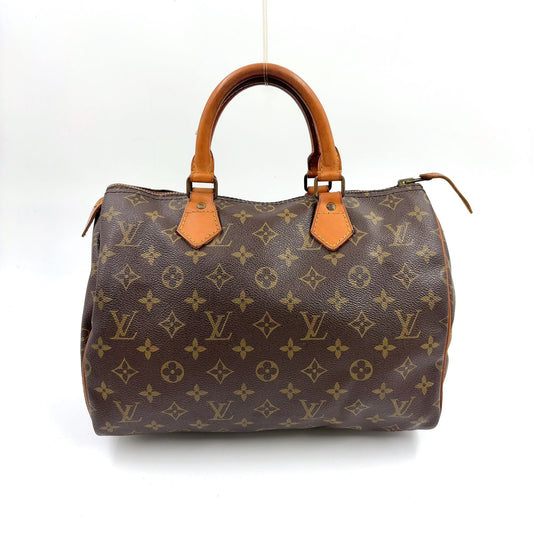Louis Vuitton Speedy 30 Monogram Leather Handbag