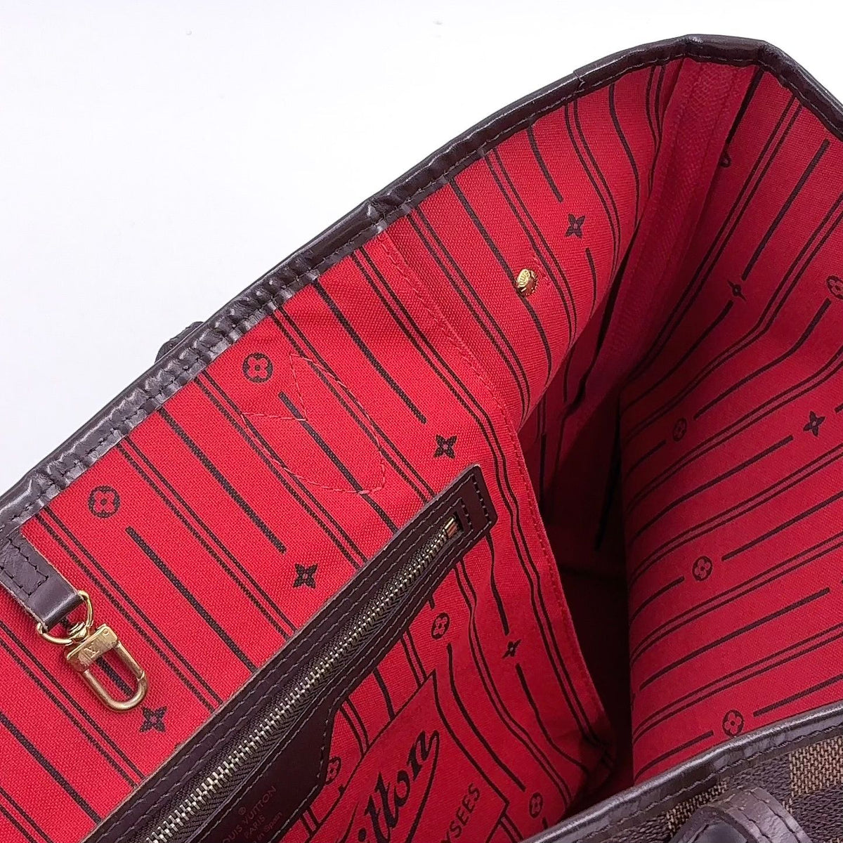Louis Vuitton Neverfull MM Damier Ebene Leather — view 6
