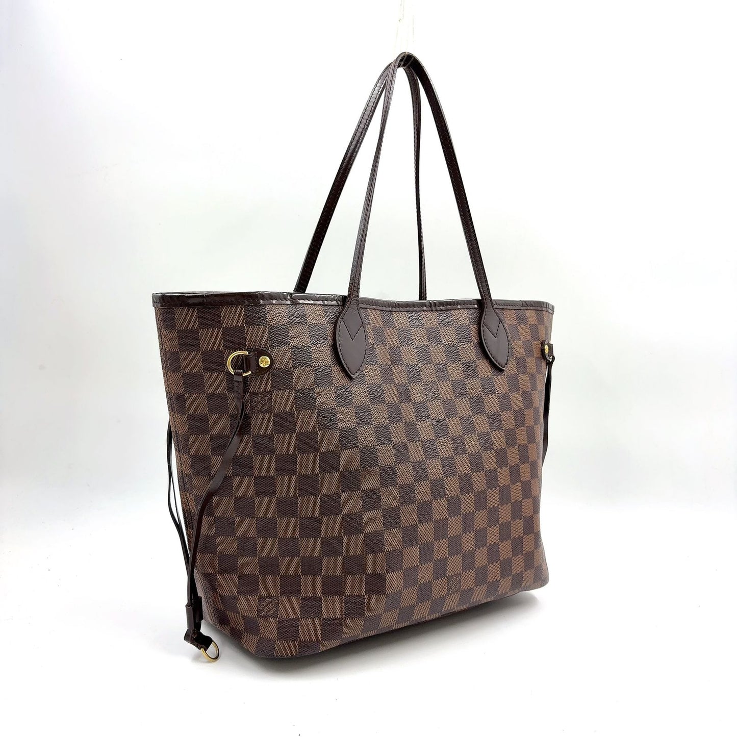 Louis Vuitton Neverfull MM Damier Ebene Leather — view 2