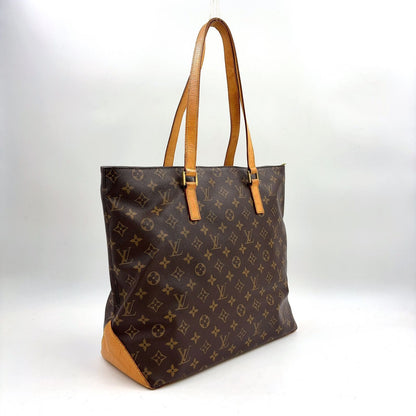 Louis Vuitton Cabas Mezzo Monogram Leather Tote Bag — view 2