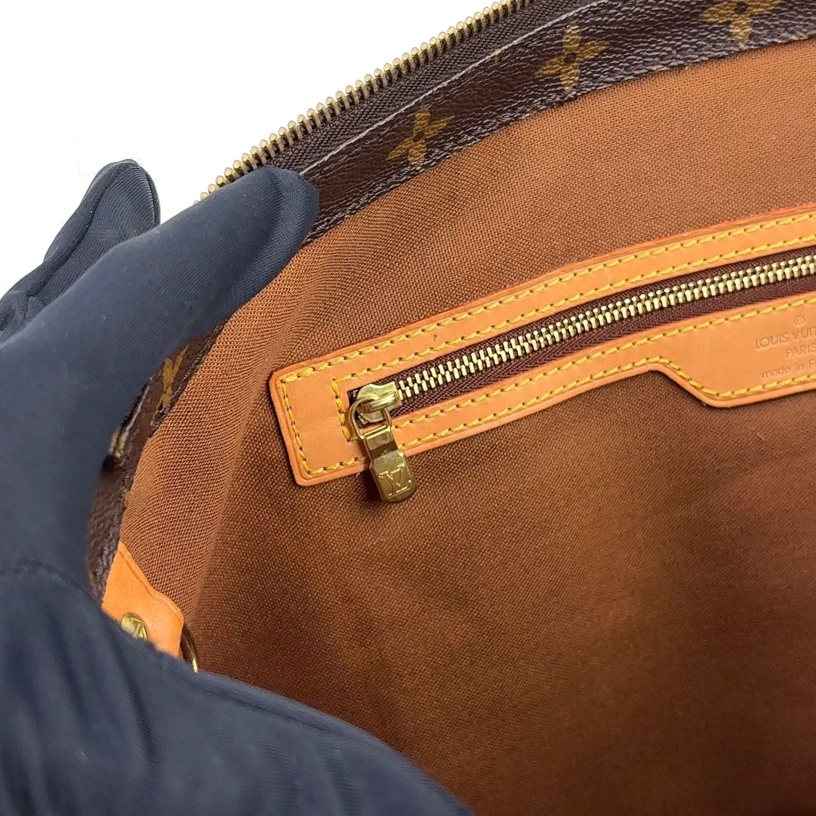 Louis Vuitton Cabas Mezzo Monogram Leather Tote Bag — view 7