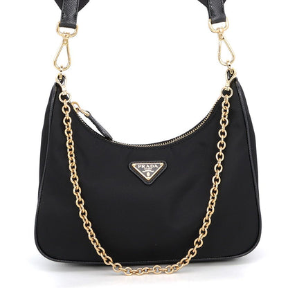 Prada Shoulder Bag Re Edition Re-Nylon 2-Way Black