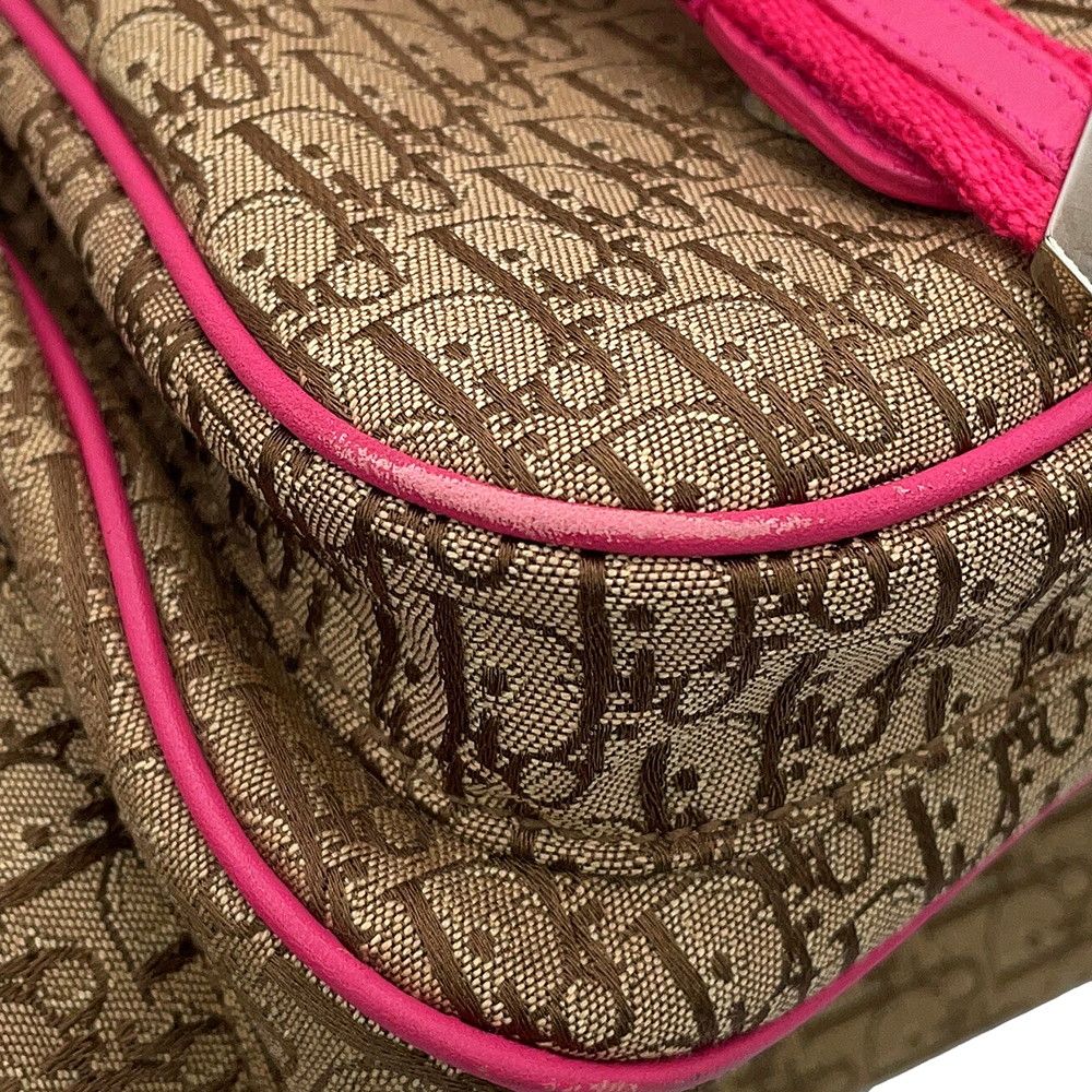 Dior Handbag Trotter Tote Canvas Leather — view 6