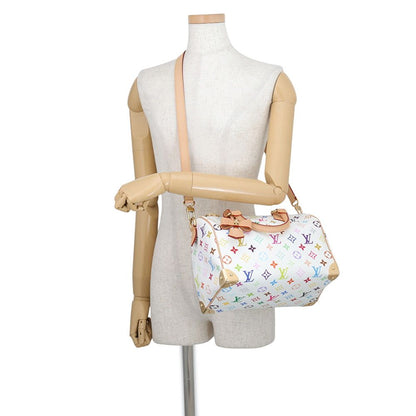 Louis Vuitton Monogram Multicolor LV TM Speedy Bandouliere 25 2-Way White — view 5