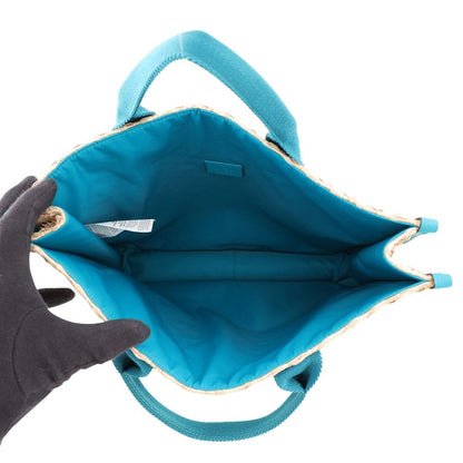 Gucci Tote Children's Straw Canvas Handbag — view 5