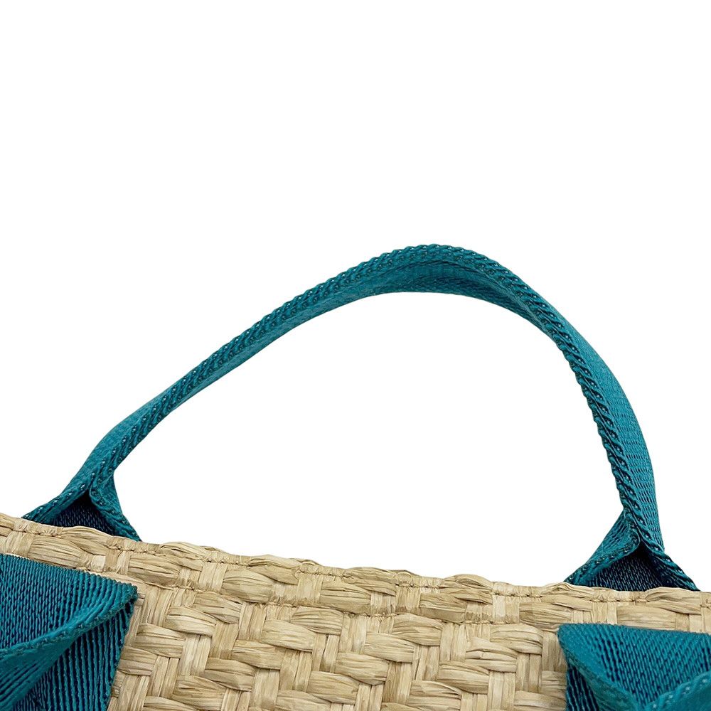 Gucci Tote Children's Straw Canvas Handbag — view 8