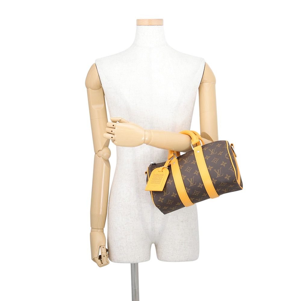 Louis Vuitton Handbag Monogram Macassar Keepall Bandouliere 25 2-Way Bag LV — view 4