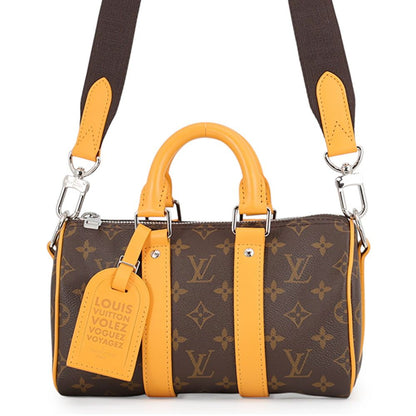 Louis Vuitton Handbag Monogram Macassar Keepall Bandouliere 25 2-Way Bag LV