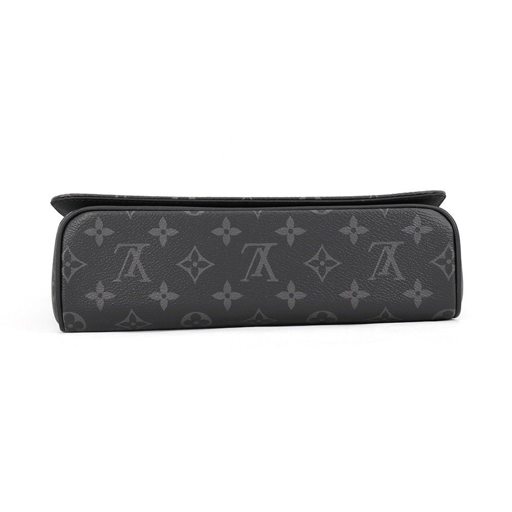 Louis Vuitton Shoulder Bag Monogram Eclipse District PM Black — view 3
