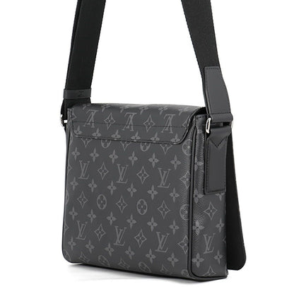 Louis Vuitton Shoulder Bag Monogram Eclipse District PM Black — view 2