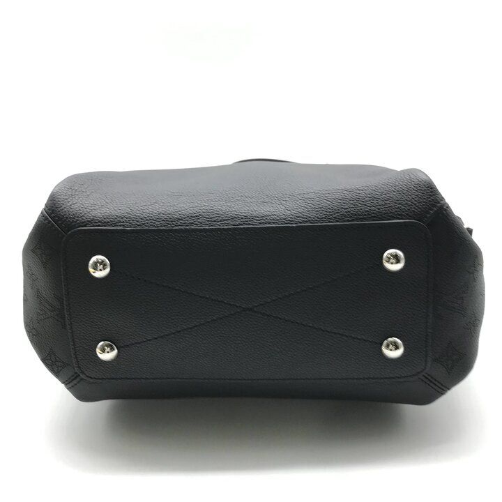 Louis Vuitton Monogram Mahina Haumea 2-Way Bag Crossbody Leather Black — view 4