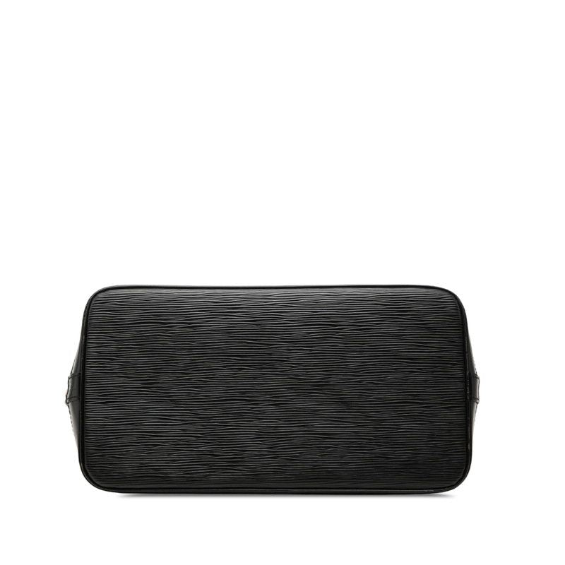 Louis Vuitton Epi Alma PM Handbag Noir Black Leather — view 3