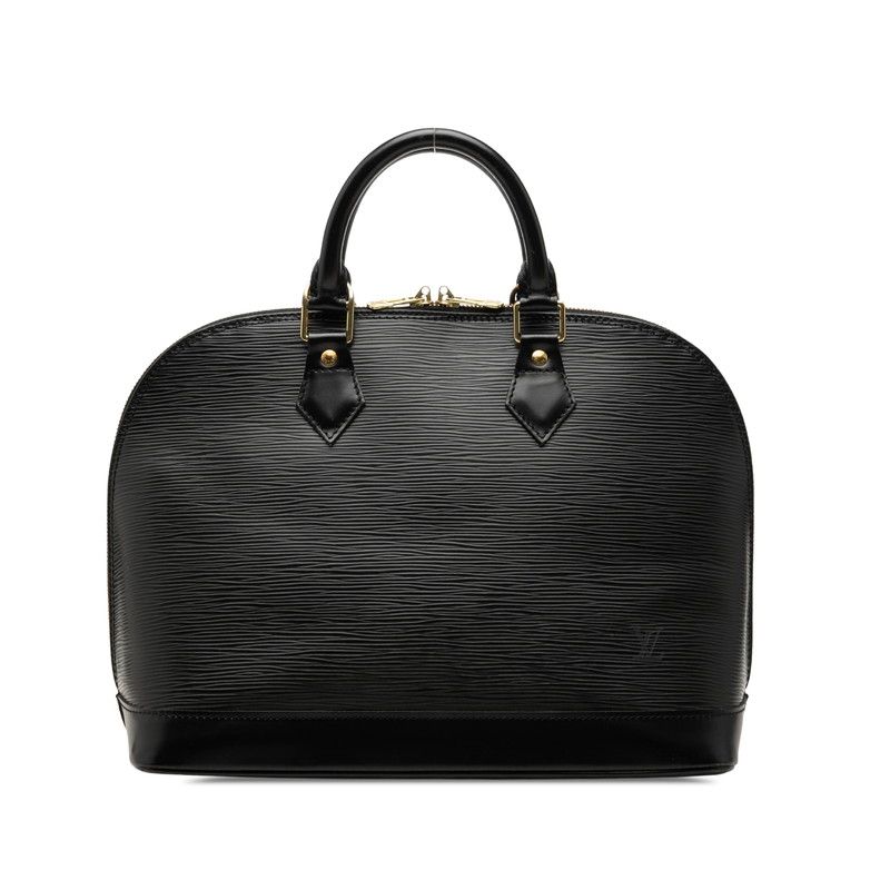 Louis Vuitton Epi Alma PM Handbag Noir Black Leather