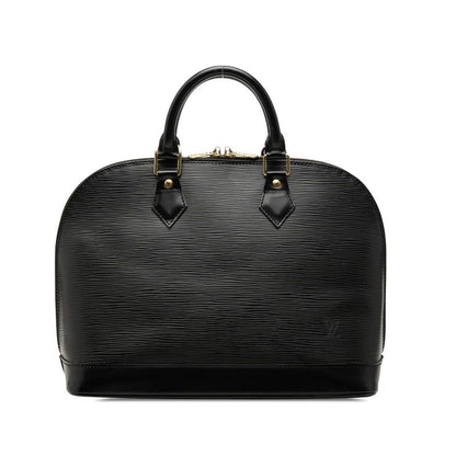 Louis Vuitton Epi Alma PM Handbag Noir Black Leather