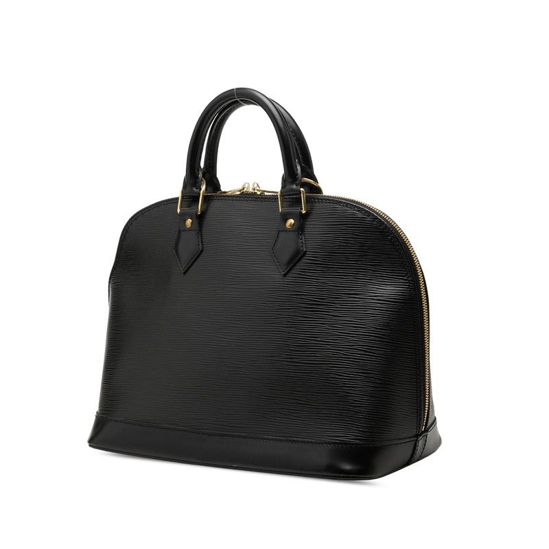Louis Vuitton Epi Alma PM Handbag Noir Black Leather — view 2